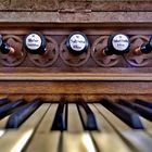 Orgel Tastatur 18 Jahrhundert