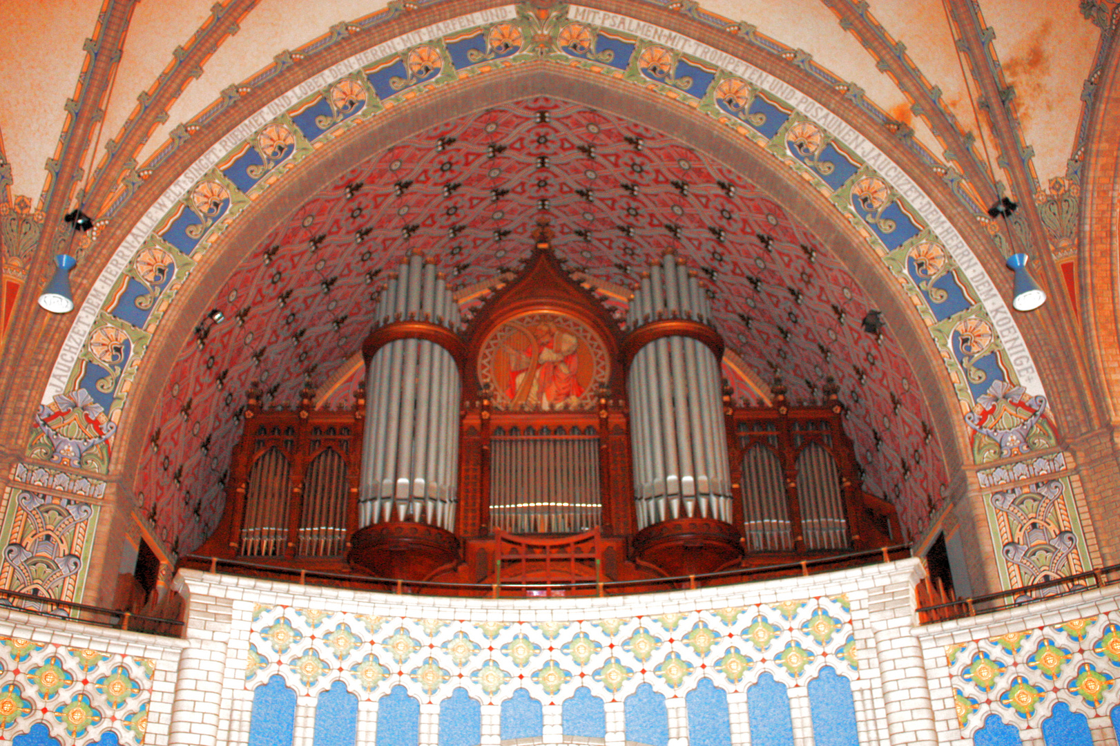 Orgelempore der Drei Brüder Kirche zu Altenburg