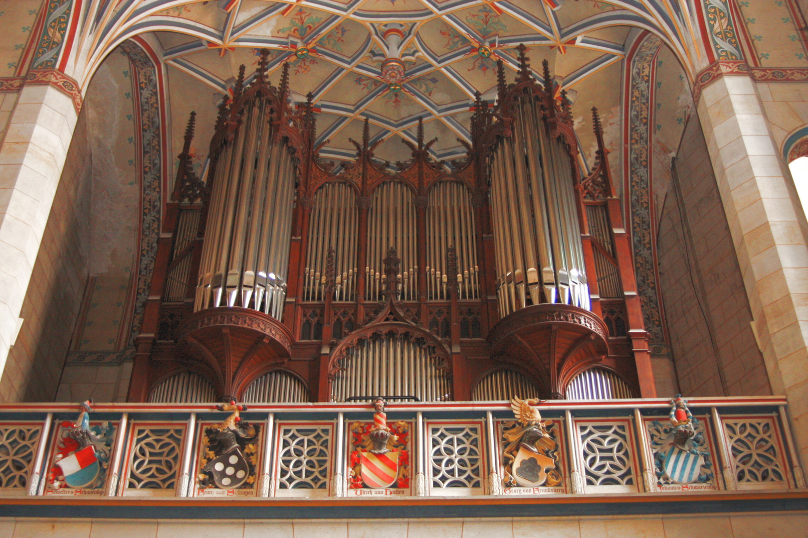 Orgelempore der Stadtkirche zu Wittenberg