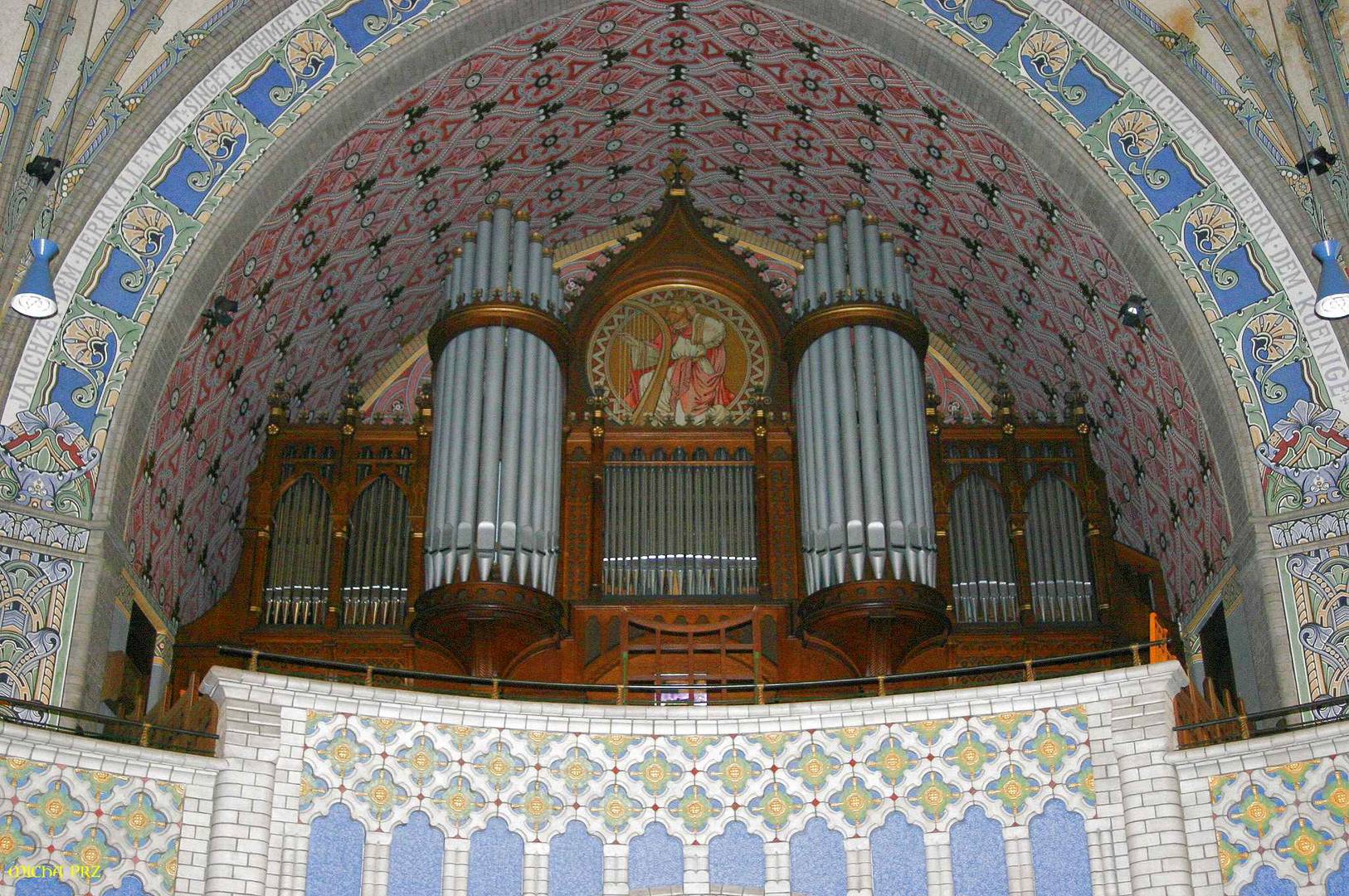 Orgelempore in der 3 Brüder-Kirche Altenburg