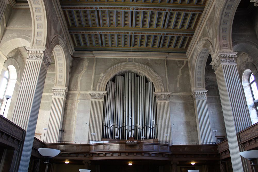 Orgelempore in der Kirche zu Zittau