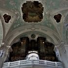 Orgelempore von Wallfahrtskirche zur Heiligen Dreifaltigkeit in Gößweinstein 