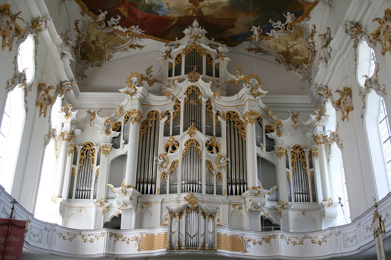 Orgelprospekt der Klosterkirche Roggenburg
