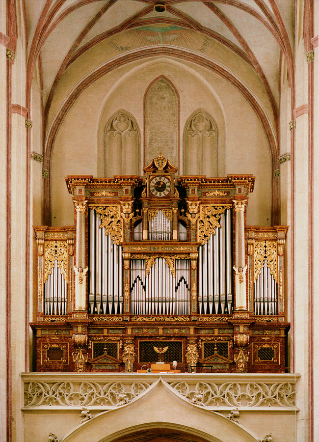 Orgelprospekt der St. Martinskirche in Landshut
