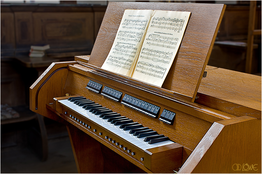 Orgelspieltisch der Klosterkirche Neuzelle