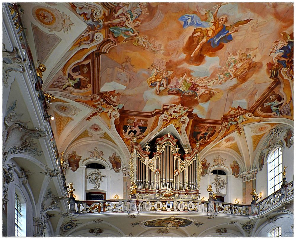 = Orgeltribüne der Klosterkirche Birnau =