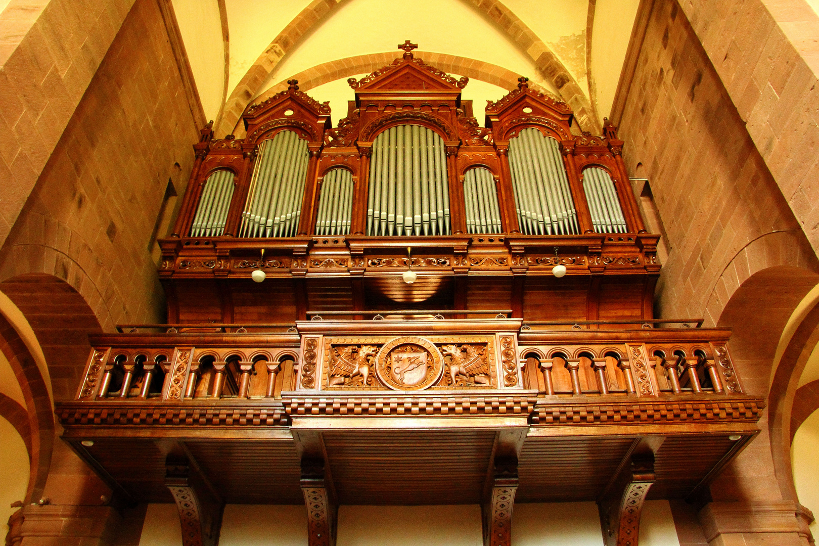 Orgue de l'abbaye de Murbach .