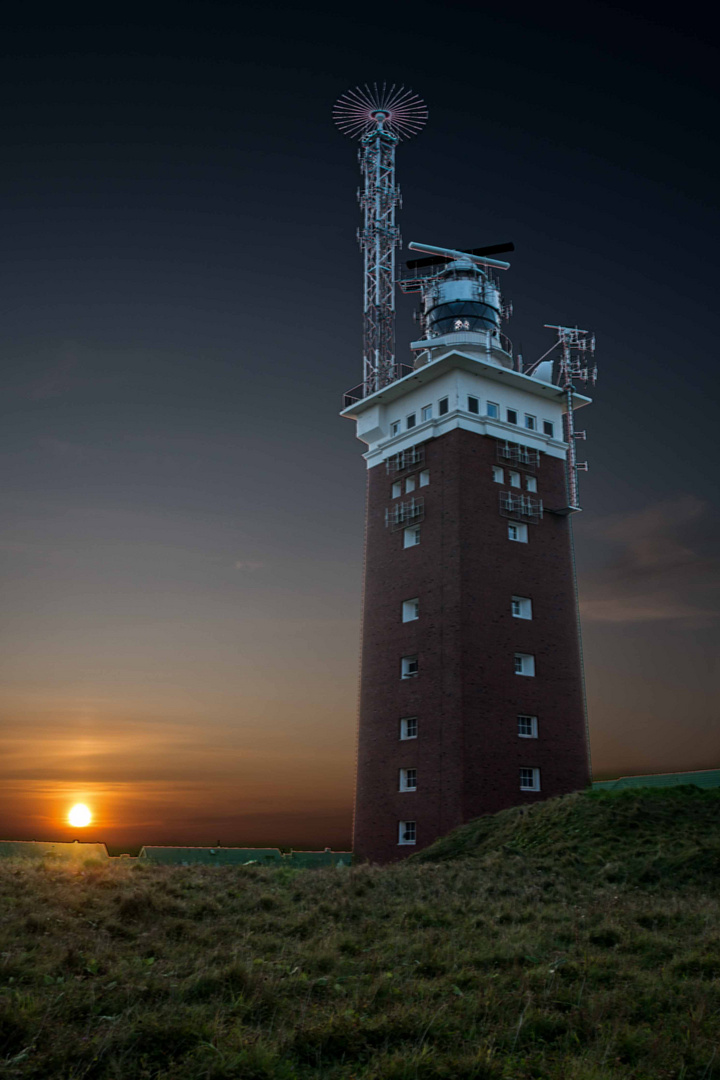 Orientierungspunkt - Leuchtturm auf Helgoland