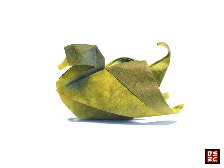 Origami Ente - Duck by Rudolf Deeg