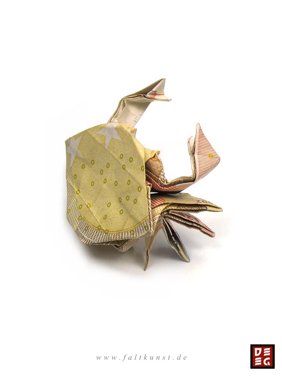 Origami Krabbe - Euro Crab by Rudolf Deeg