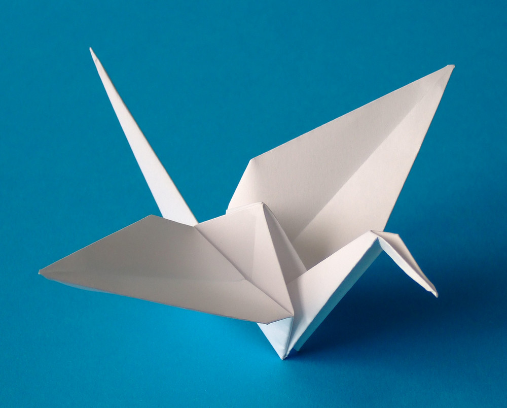 Origami Kranich