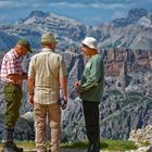 Original Dolomiten Panorama oder Fototapete, das ist hier die Frage.....