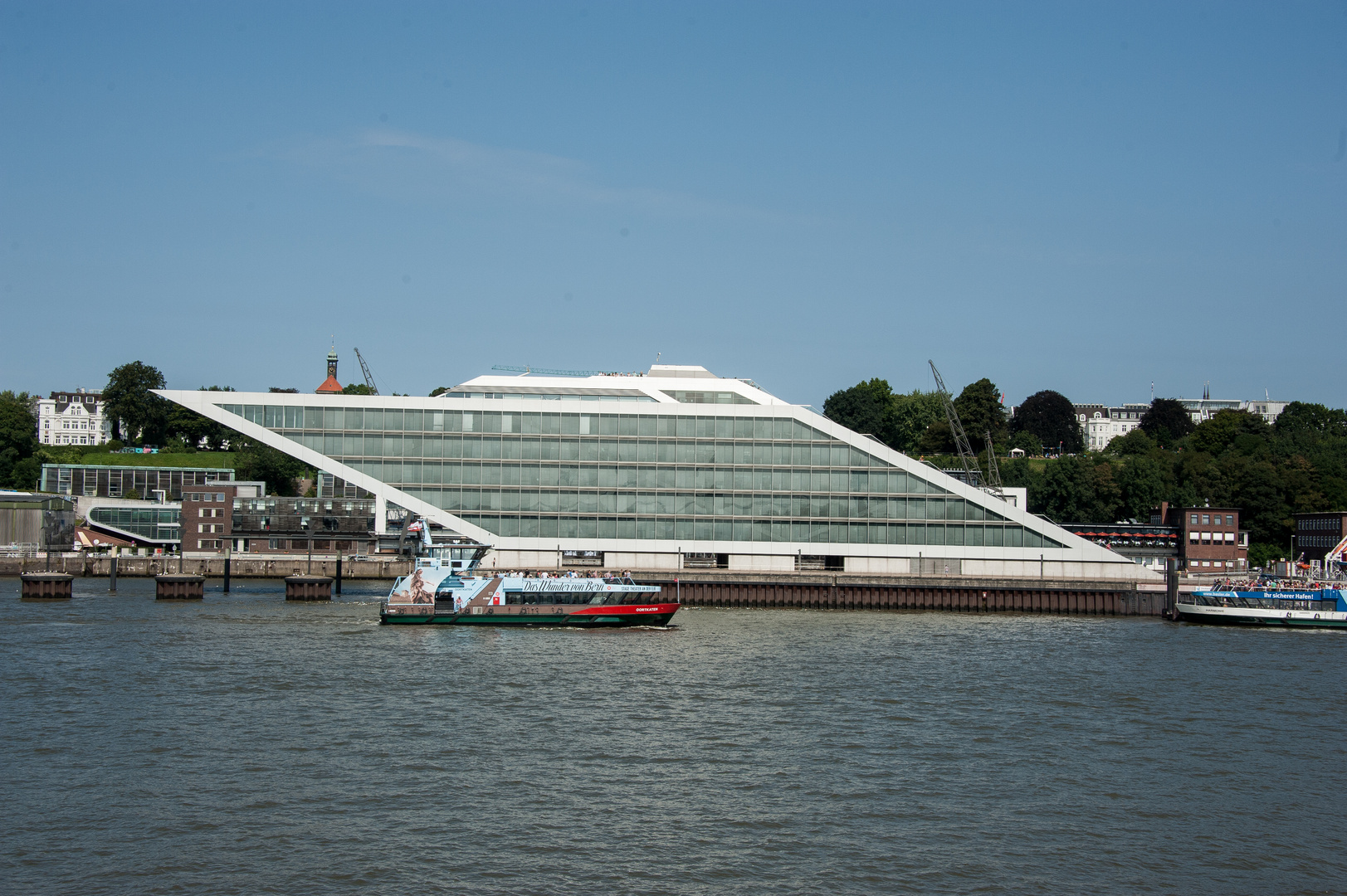 Originelle Architektur am Hafen von Hamburg