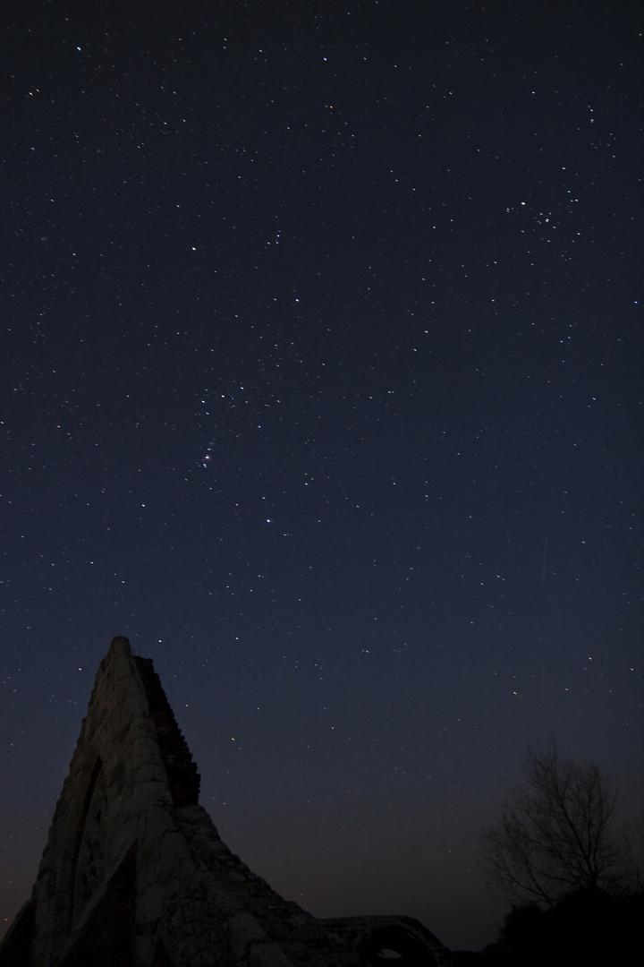 Orion au crépuscule