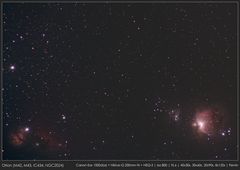 Orion (m42, M43, IC434, NGC2024)