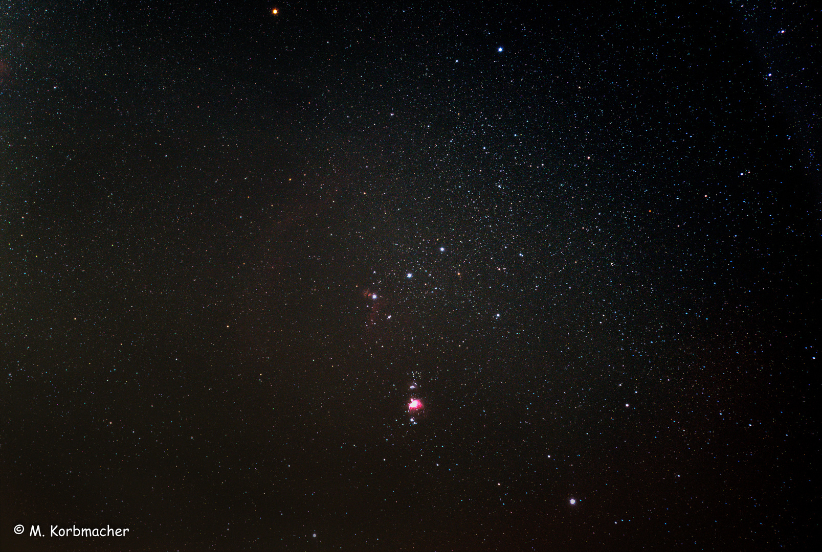 Orion mit Nebeln