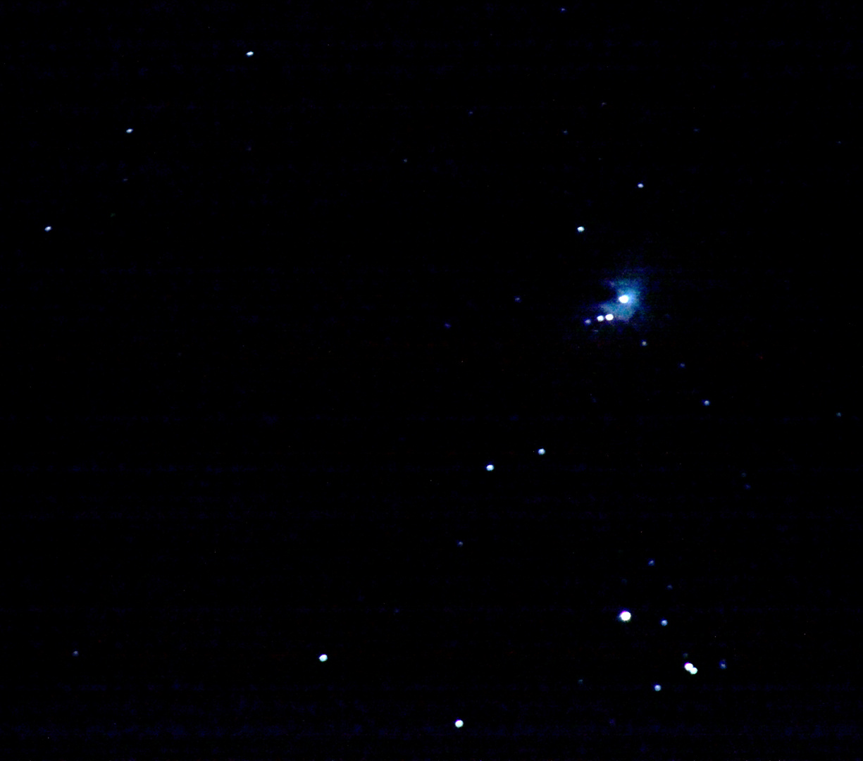 Orion-Nebel 1.Versuch