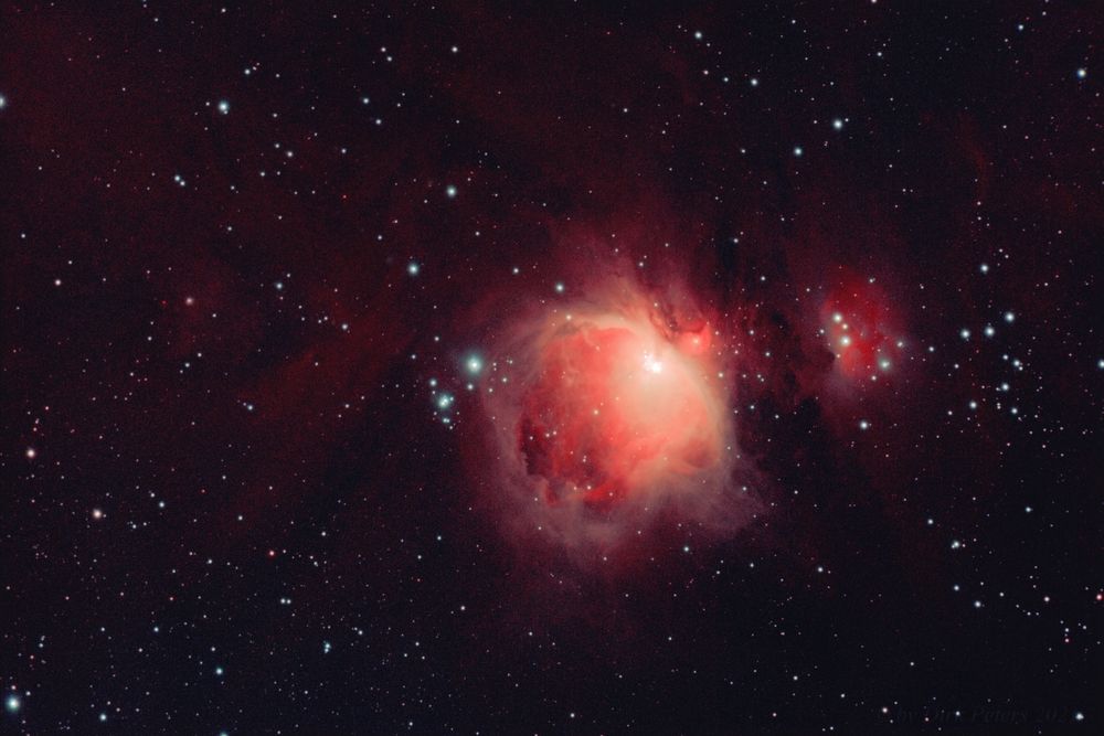 Orion-Nebel M 42/43 und Running Man: 23 Minuten-Testlauf mit der ZWO ASI 6200 MM Pro