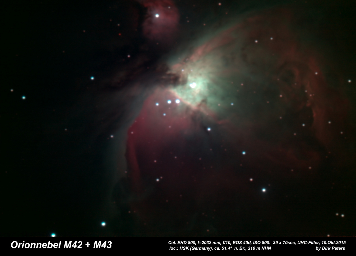 ORION-NEBEL M42 + M43