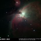 ORION-NEBEL M42 + M43