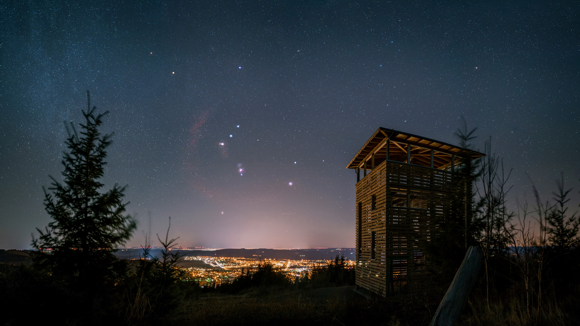 Orion über Ilmenau