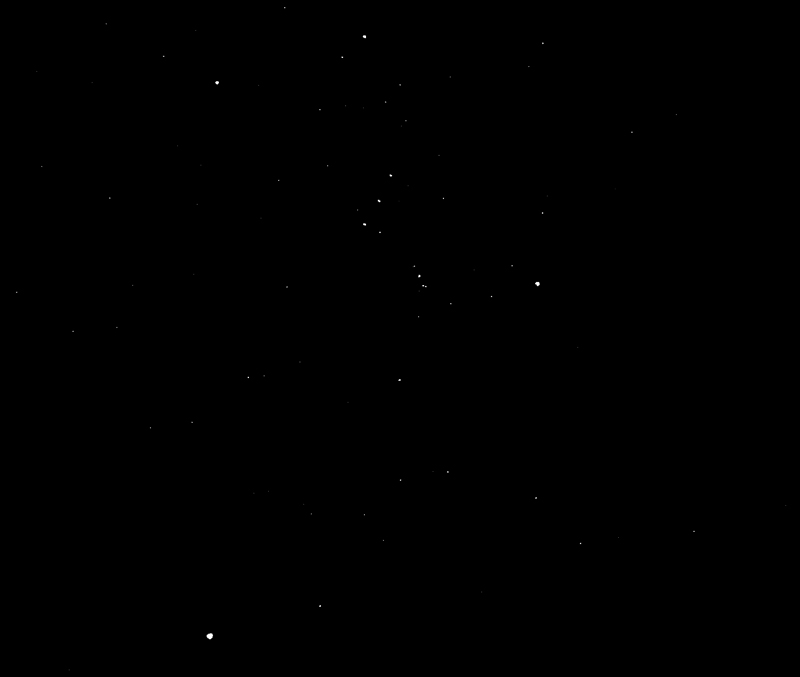 Orion und Sirius