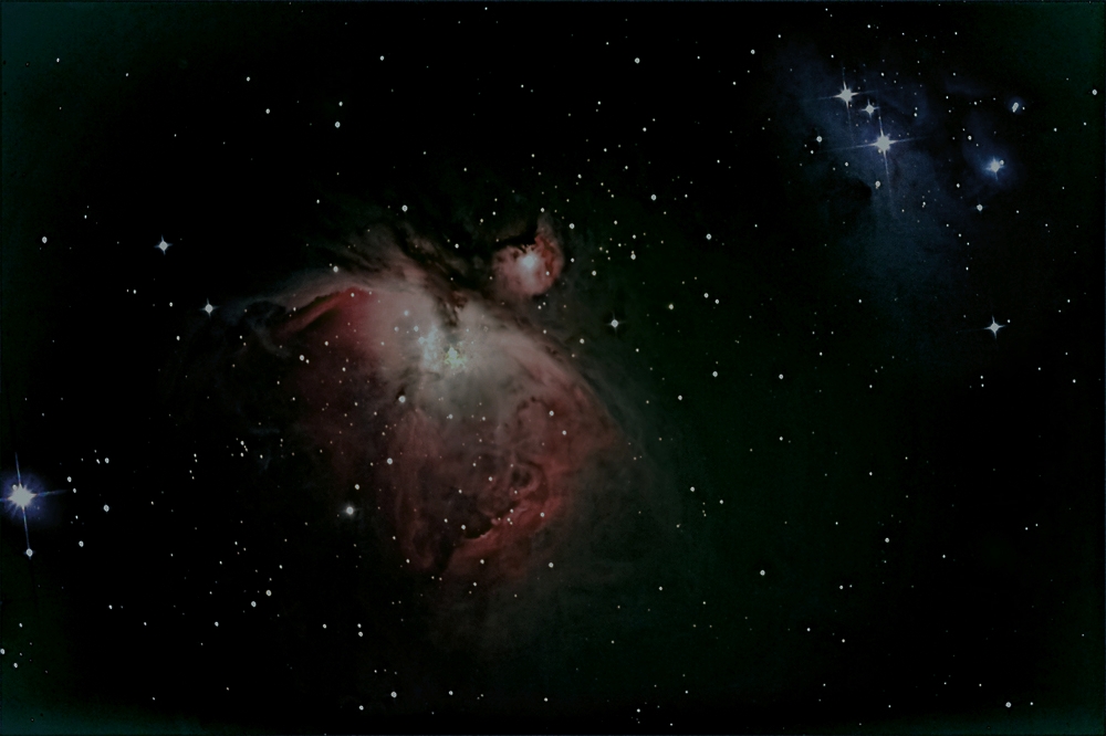 Oriongebiet M42 M43 und Running MAN
