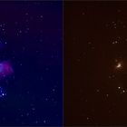 Orionnebel M42 Serie und Einzelaufnahme