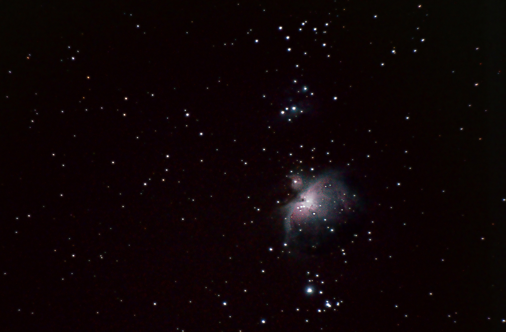 Orionnebel mit DSLR ohne Teleskop