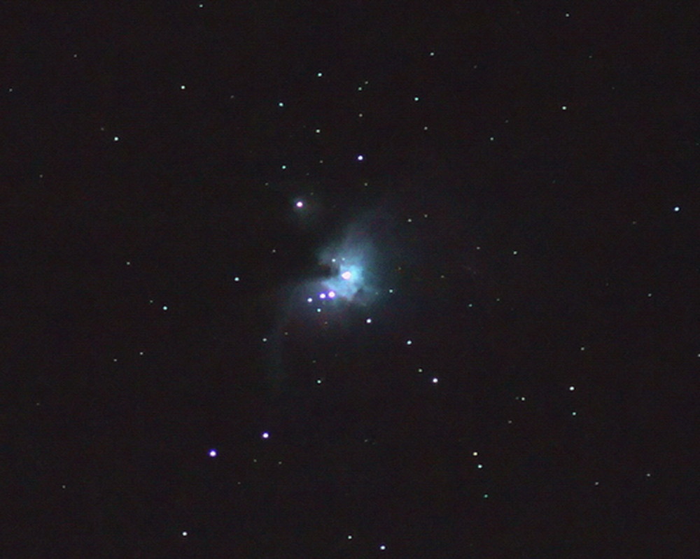 Orionnebel mit feststehender Kamera