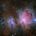 Orionnebel und Running Man im Sternbild Orion