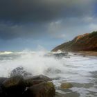 Orkantiefs "Felix auf der Insel Hiddensee