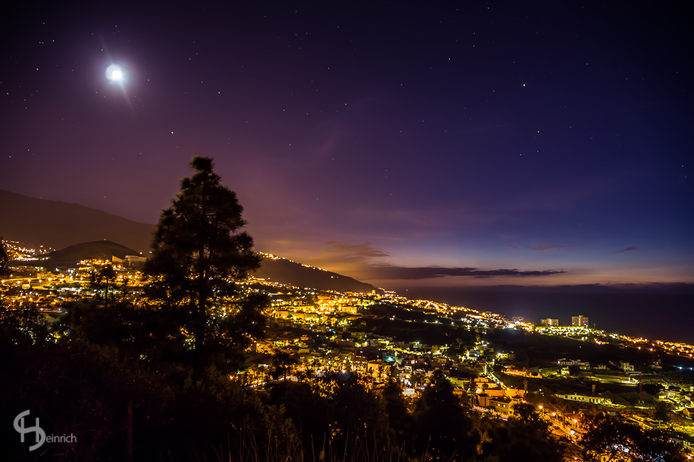 Orotava-Tal bei Nacht