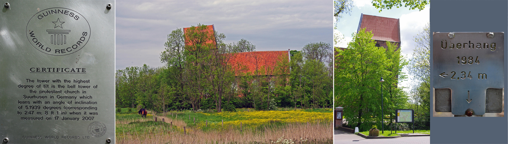 Ort mit Rekord,   schiefster Turm der Welt