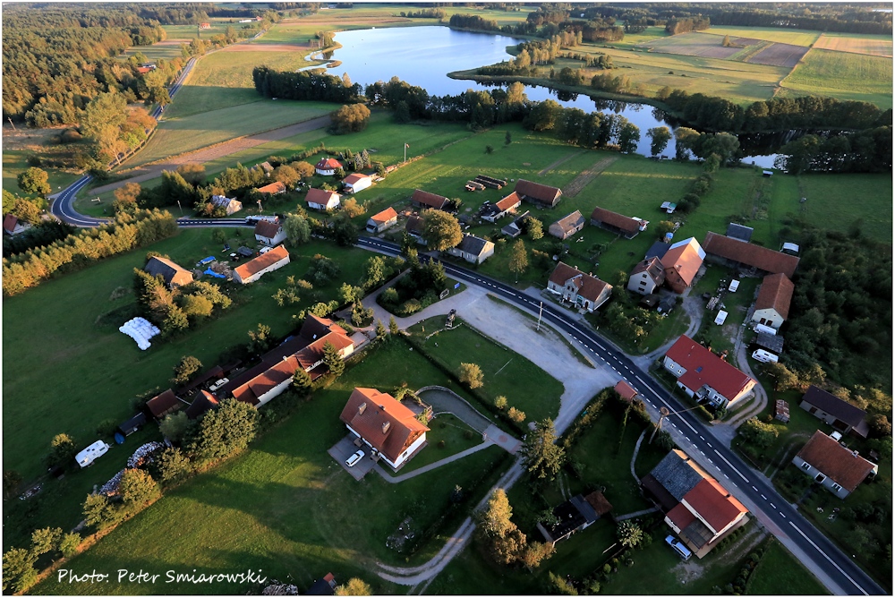 Ort Mojtyny am Mojtynysee