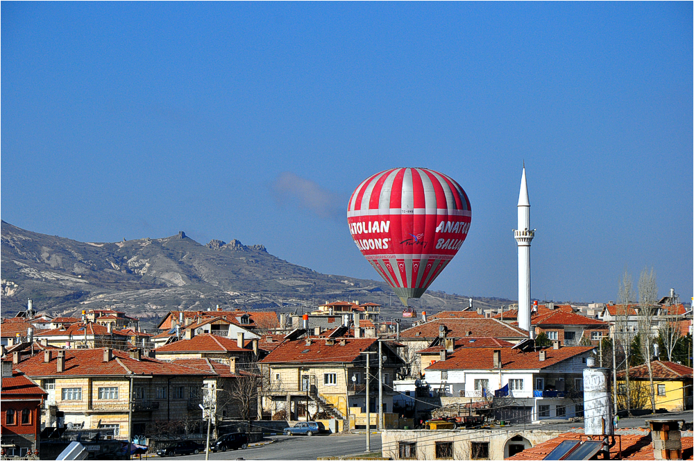 Ortahisar in Kappadokien/Türkei