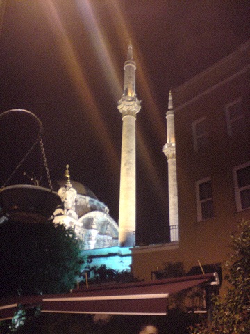 Ortaköy Camii by night