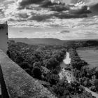 Orte, il fiume Tevere dalla Rocca