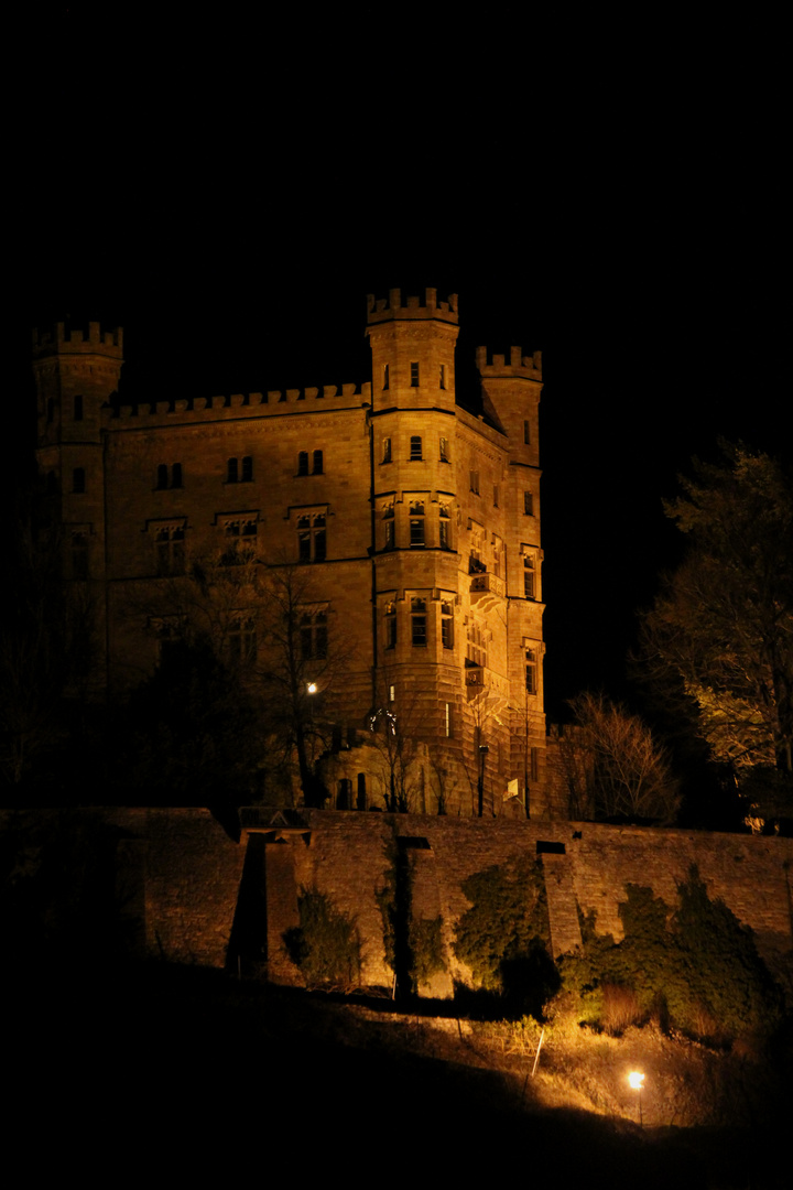 Ortenberger Schloss bei Nacht