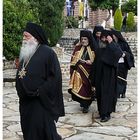 Orthodoxe Würdenträger im Kloster Xenofontos (Athos)