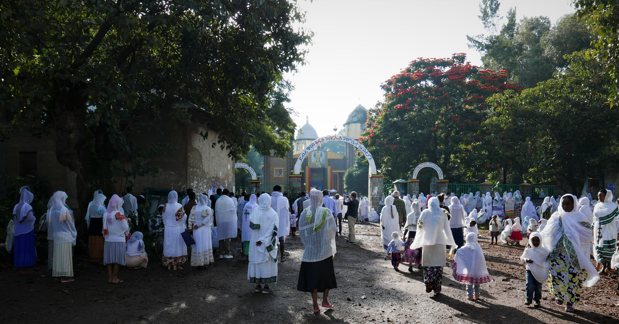 Orthodoxer Gottesdienst im Freien