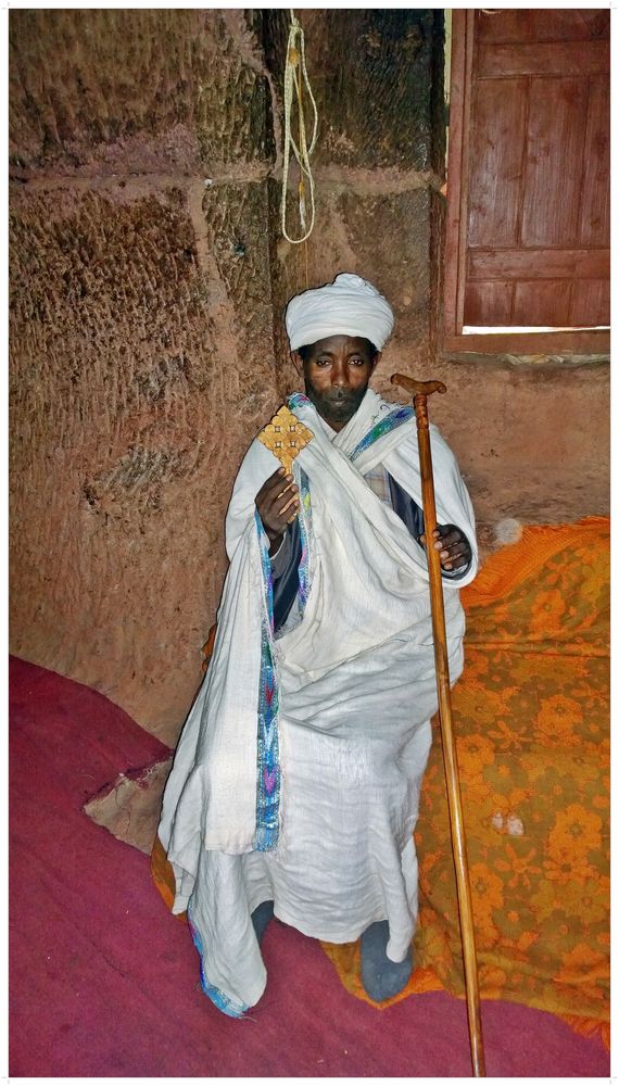 orthodoxer Priester in Debre Markos................