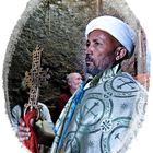 orthodoxer Priester in Lalibela..................