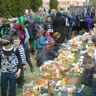 Orthodoxes Osterfest der Ruthenen (Rumänien, Karparten), Segnung der Speisen