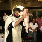 Orthodoxische Taufe-Ritual