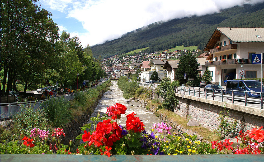 ORTISEI . Il Rio Gardena...dopo la pioggia.