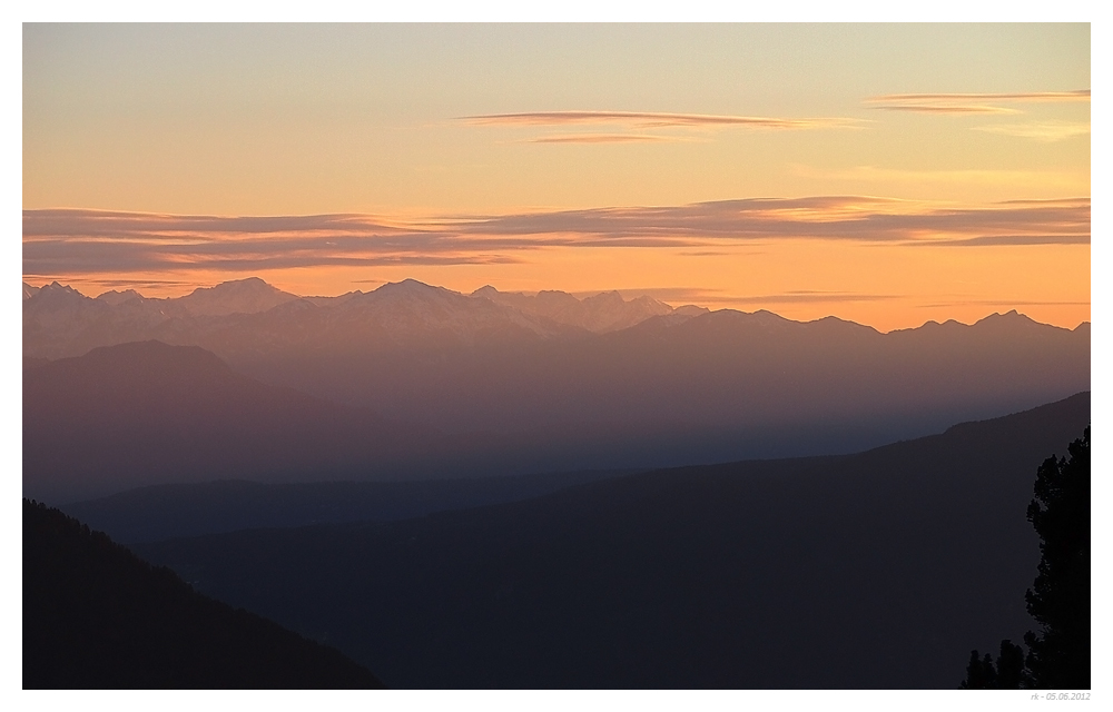 Ortler im späten Licht