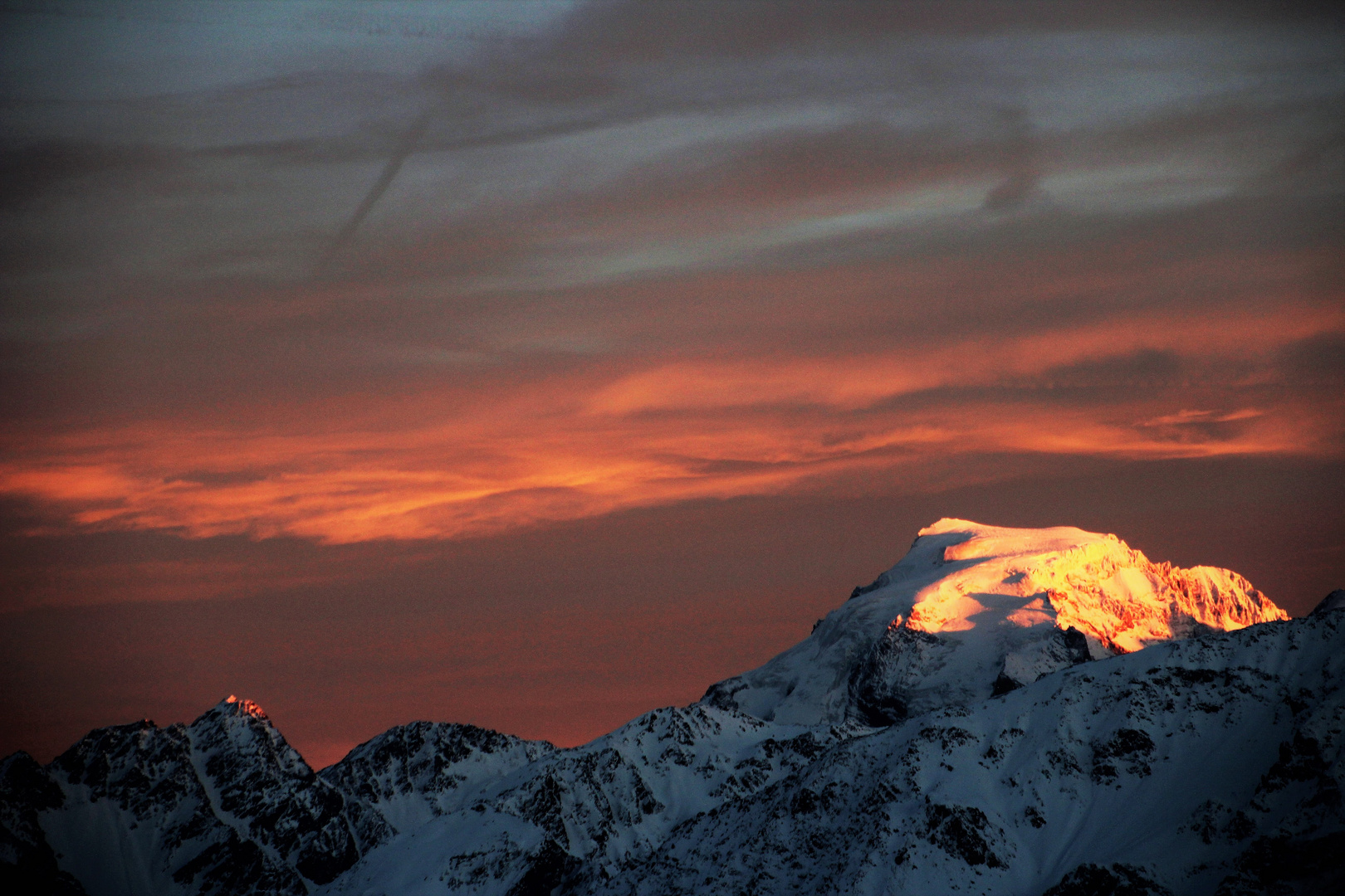 Ortler Sonnenuntergang