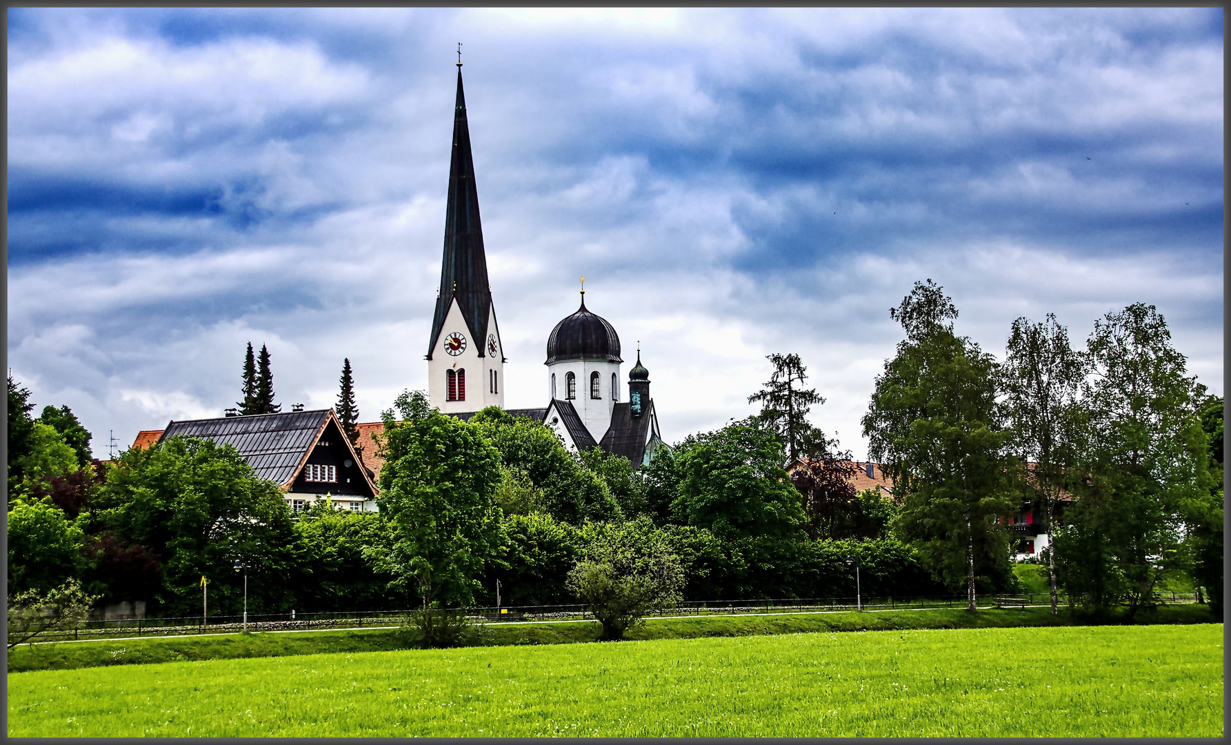 Ortsansicht Fischen / Allgäu