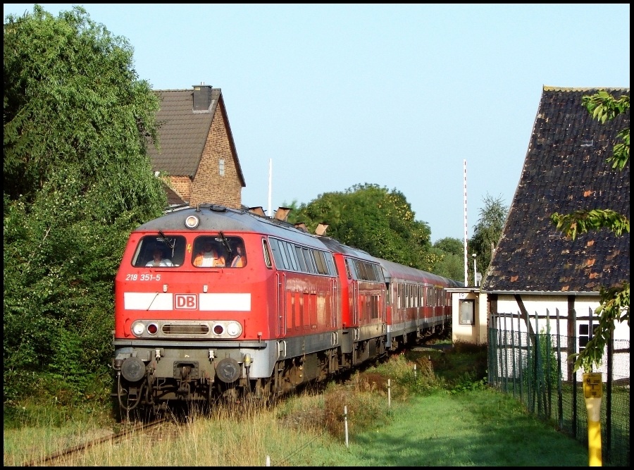 Ortsdurchfahrt mit 2 x 2800PS